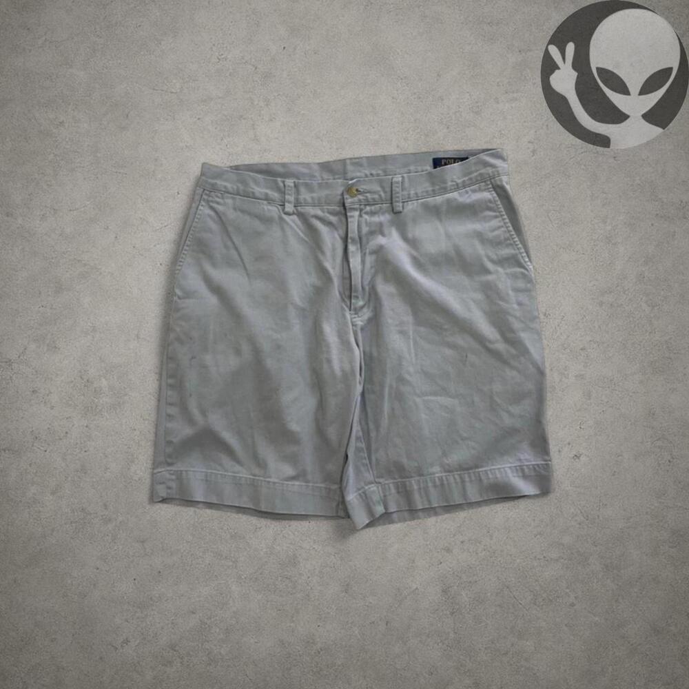 Polo Ralph Lauren Chino Shorts Size 36 Baby Blue Classic - Picture 2 of 8